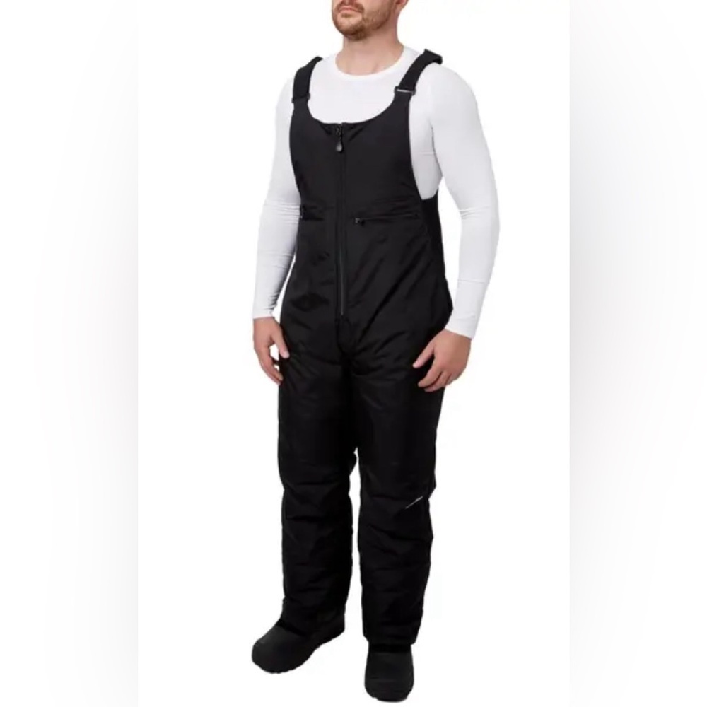 Rawik Skiwear Black Unisex Ski Bib Water Resisitant Internal Cuffs Youth L Large